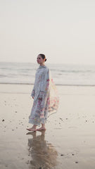 Qalamkar Luxury Lawn | Sahil 2025 | FK-02 ISABELLA Qalamkar Luxury Lawn | Sahil 2025 | FK-02 ISABELLA