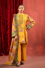 Red Blood Digital Printed Linen By Guljee | A-7 Red Blood Digital Printed Linen By Guljee | A-7