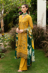 Salwar Kameez with Silk Dupatta | Riwayat Lawn 2024 by Ramsha | Vol 8 Salwar Kameez with Silk Dupatta | Riwayat Lawn 2024 by Ramsha | Vol 8