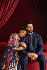 Qalamkar Heer Ranjha Festive Collection 2023 | HR-05 MEHARBANO Qalamkar Heer Ranjha Festive Collection 2023 | HR-05 MEHARBANO