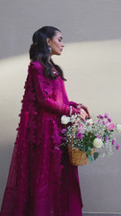 Qalamkar Luxury Lawn | Sahil 2025 | FK-11 VIOLET Qalamkar Luxury Lawn | Sahil 2025 | FK-11 VIOLET