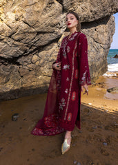 Crimson Summer Lawn 2025 by Saira Shakira | D5 B Crimson Summer Lawn 2025 by Saira Shakira | D5 B