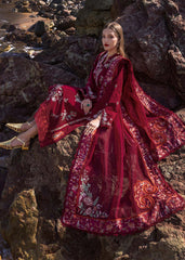 Crimson Summer Lawn 2025 by Saira Shakira | D5 B Crimson Summer Lawn 2025 by Saira Shakira | D5 B