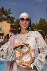 Noor Luxe Chikankaari 2025 by Saadia Aasad | D7-B Noor Luxe Chikankaari 2025 by Saadia Aasad | D7-B