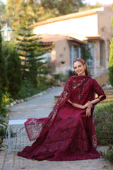 Noor Luxe Chikankaari 2025 by Saadia Aasad | D6-A Noor Luxe Chikankaari 2025 by Saadia Aasad | D6-A