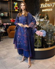 Rang Rasiya Carnation Embroidered Lawn 2025 | D-01 Rang Rasiya Carnation Embroidered Lawn 2025 | D-01