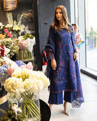 Rang Rasiya Carnation Embroidered Lawn 2025 | D-01 Rang Rasiya Carnation Embroidered Lawn 2025 | D-01