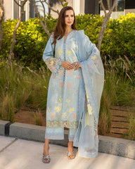 Rang Rasiya Carnation Embroidered Lawn 2025 | D-05 Rang Rasiya Carnation Embroidered Lawn 2025 | D-05