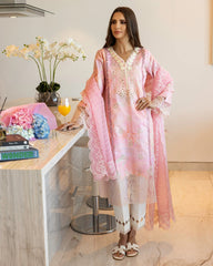 Rang Rasiya Carnation Embroidered Lawn 2025 | D-11 Rang Rasiya Carnation Embroidered Lawn 2025 | D-11