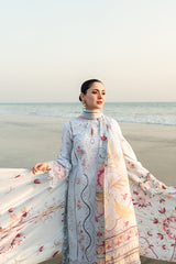 Qalamkar Luxury Lawn | Sahil 2025 | FK-02 ISABELLA Qalamkar Luxury Lawn | Sahil 2025 | FK-02 ISABELLA