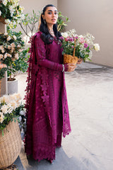 Qalamkar Luxury Lawn | Sahil 2025 | FK-11 VIOLET Qalamkar Luxury Lawn | Sahil 2025 | FK-11 VIOLET