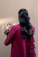 Qalamkar Luxury Lawn | Sahil 2025 | FK-11 VIOLET Qalamkar Luxury Lawn | Sahil 2025 | FK-11 VIOLET