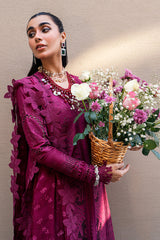 Qalamkar Luxury Lawn | Sahil 2025 | FK-11 VIOLET Qalamkar Luxury Lawn | Sahil 2025 | FK-11 VIOLET