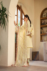 Maryam Hussain Luxury Lawn 2025 | Lemon Garden Maryam Hussain Luxury Lawn 2025 | Lemon Garden