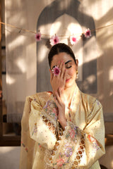 Maryam Hussain Luxury Lawn 2025 | Lemon Garden Maryam Hussain Luxury Lawn 2025 | Lemon Garden