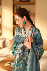 Maryam Hussain Luxury Lawn 2025 | Seashell Maryam Hussain Luxury Lawn 2025 | Seashell