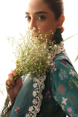 Maryam Hussain Luxury Lawn 2025 | Seashell Maryam Hussain Luxury Lawn 2025 | Seashell