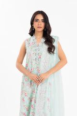 Al Karam Luxury Lawn 2025 | LL-08-25-1-Aqua Al Karam Luxury Lawn 2025 | LL-08-25-1-Aqua