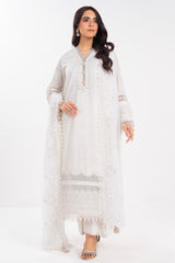 Al Karam Luxury Lawn 2025 | LL-09-25-1-Ivory Al Karam Luxury Lawn 2025 | LL-09-25-1-Ivory