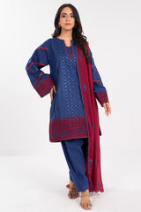 Al Karam Luxury Lawn 2025 | LL-12-25-1-Royal Blue Al Karam Luxury Lawn 2025 | LL-12-25-1-Royal Blue