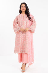 Al Karam Luxury Lawn 2025 | LL-13-25-1-Peach Al Karam Luxury Lawn 2025 | LL-13-25-1-Peach