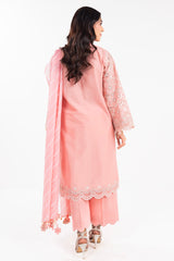 Al Karam Luxury Lawn 2025 | LL-13-25-1-Peach Al Karam Luxury Lawn 2025 | LL-13-25-1-Peach