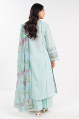 Al Karam Luxury Lawn 2025 | LL-14-25-1-Ice Blue Al Karam Luxury Lawn 2025 | LL-14-25-1-Ice Blue