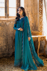 Azure Ensembles Chiffon Collection 2025 | Mystic Teal Azure Ensembles Chiffon Collection 2025 | Mystic Teal