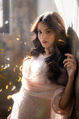 Azure Ensembles Chiffon Collection 2025 | Pink Mirage Azure Ensembles Chiffon Collection 2025 | Pink Mirage