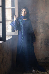 Azure Ensembles Chiffon Collection 2025 | Serene Sapphire Azure Ensembles Chiffon Collection 2025 | Serene Sapphire
