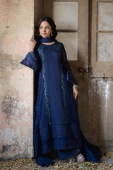 Azure Ensembles Chiffon Collection 2025 | Serene Sapphire Azure Ensembles Chiffon Collection 2025 | Serene Sapphire