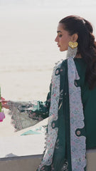 Qalamkar Luxury Lawn | Sahil 2025 | FK-13 ELIZA Qalamkar Luxury Lawn | Sahil 2025 | FK-13 ELIZA