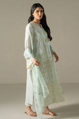 Chikankari Lawn by Cross Stitch 2025 | BLUE AURA Chikankari Lawn by Cross Stitch 2025 | BLUE AURA