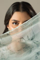 Chikankari Lawn by Cross Stitch 2025 | BLUE AURA Chikankari Lawn by Cross Stitch 2025 | BLUE AURA
