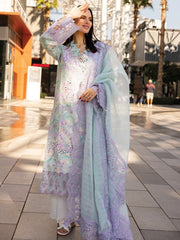 Rang Rasiya Carnation Embroidered Lawn 2025 | D-07 Rang Rasiya Carnation Embroidered Lawn 2025 | D-07
