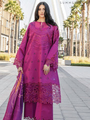 Rang Rasiya Carnation Embroidered Lawn 2025 | D-10 Rang Rasiya Carnation Embroidered Lawn 2025 | D-10