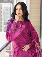Rang Rasiya Carnation Embroidered Lawn 2025 | D-10 Rang Rasiya Carnation Embroidered Lawn 2025 | D-10