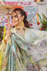 Etoiles By Zebaish Embroidered Lawn 2023| ED-11 Etoiles By Zebaish Embroidered Lawn 2023| ED-11