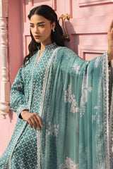 Cross Stitch Premium Lawn 2025 | TEAL GRACE Cross Stitch Premium Lawn 2025 | TEAL GRACE