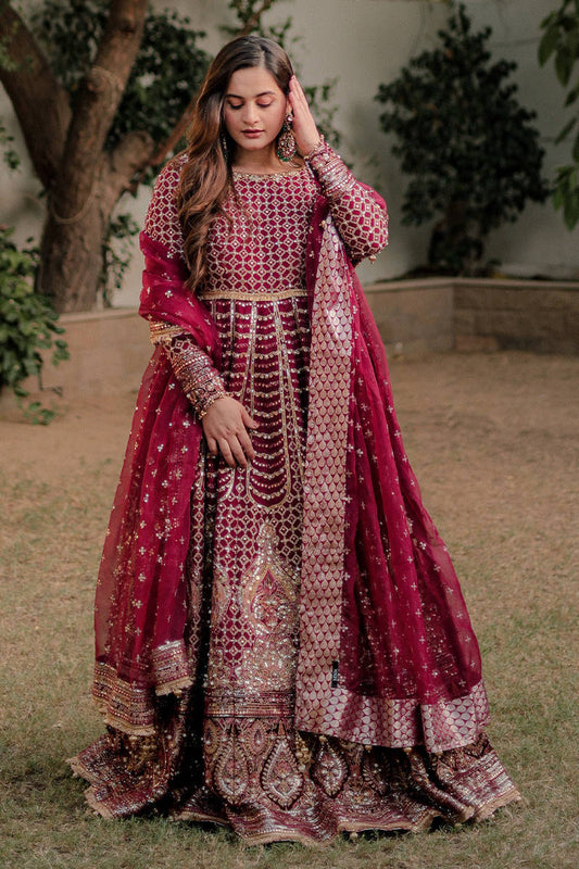 Zarlish By  Mohsin Naveed Ranjha Vol 5 Wedding`24 | ZWU-40-1 Aiman Khan in Bia