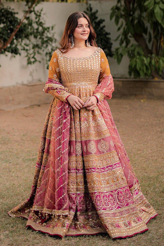 Zarlish By  Mohsin Naveed Ranjha Vol 5 Wedding`24 | ZWU-34-1 Minal Khan in Meher