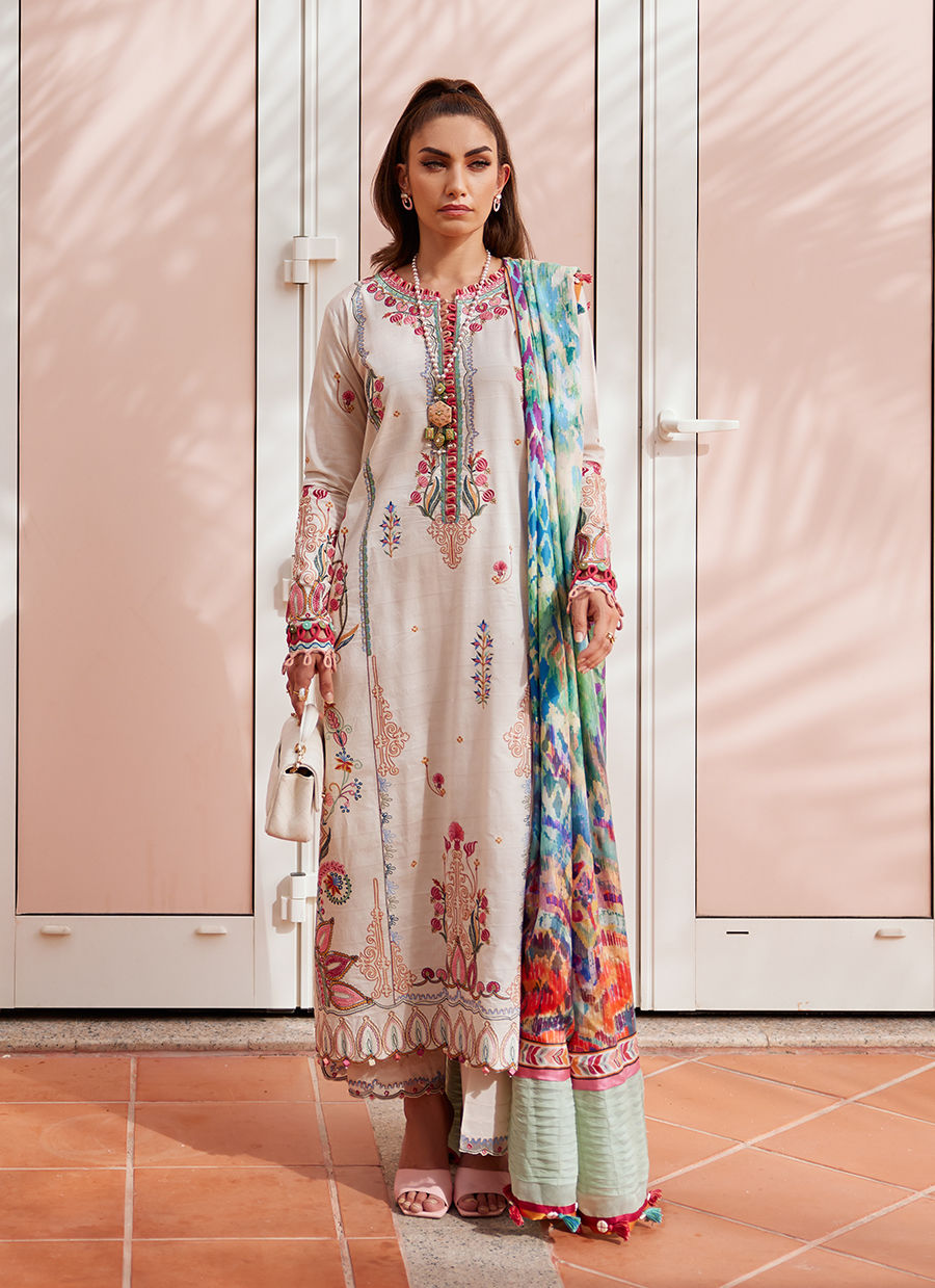 Farah Talib Aziz Lawn 2025 | FTA-02