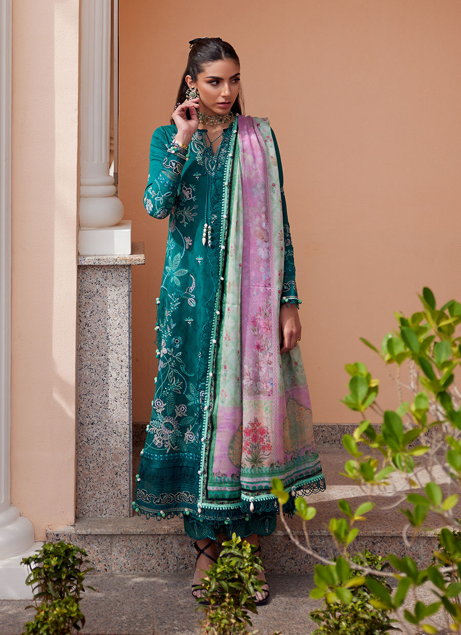 Farah Talib Aziz Lawn 2025 | FTA-04