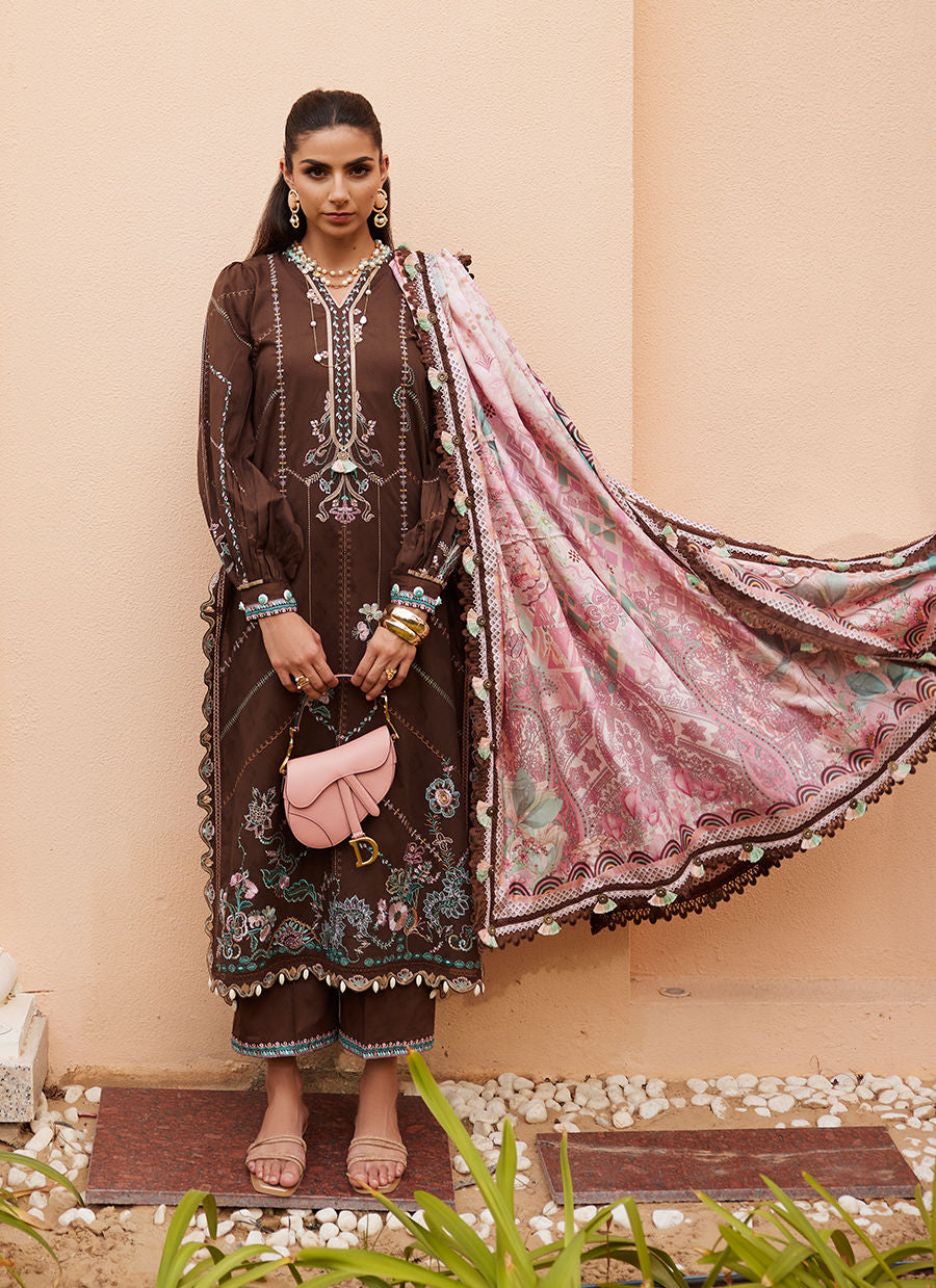 Farah Talib Aziz Lawn 2025 | FTA-08