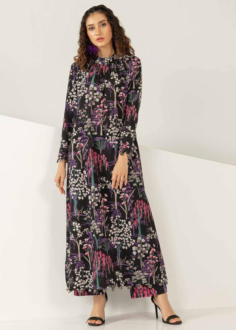 Maria B Mbasics Unstitched Khaddar Winter Edition‘23 | MB-US23-205-B