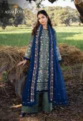 Asim Jofa Luxury Lawn 2025 | AJELL-14