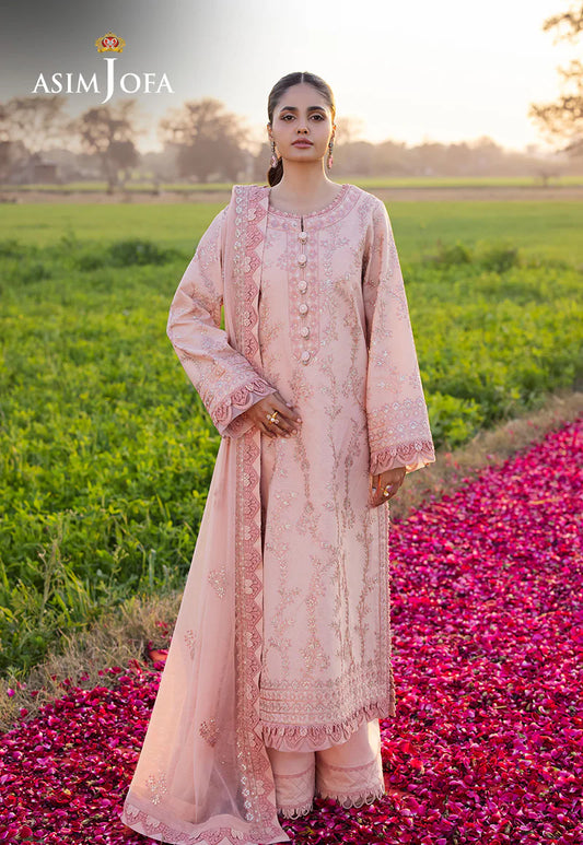 Asim Jofa Luxury Lawn 2025 | AJELL-15