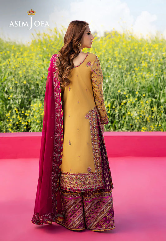 Asim Jofa Luxury Lawn 2025 | AJELL-07