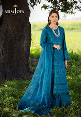 Asim Jofa Luxury Lawn 2025 | AJELL-17