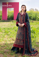 Asim Jofa Luxury Lawn 2025 | AJELL-04
